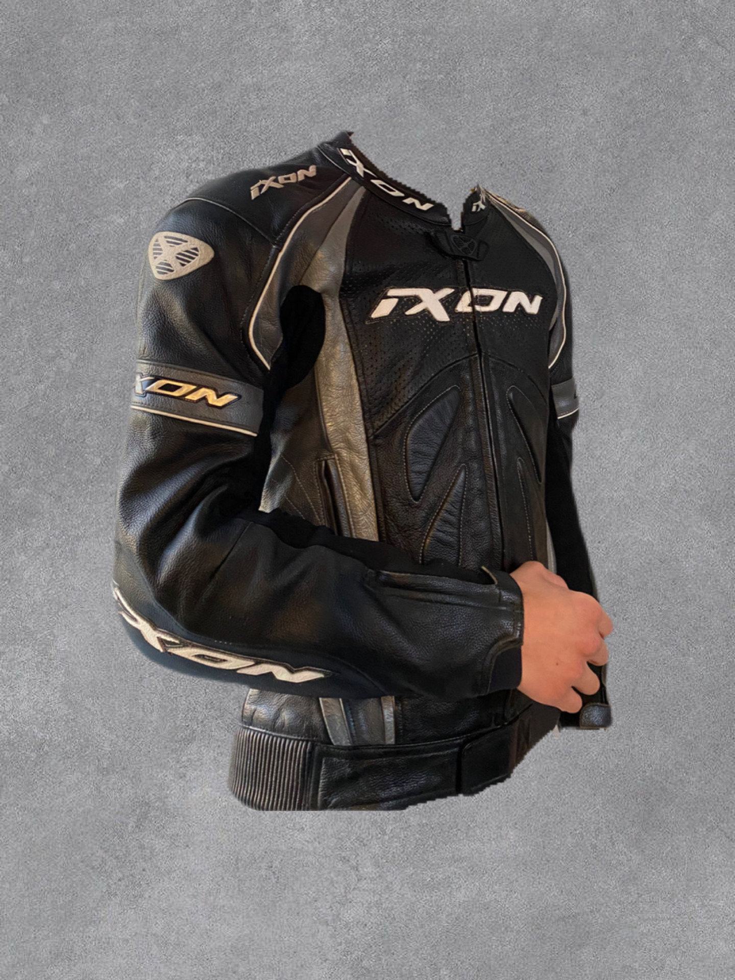Blouson cuir moto IXON Famous – Image 2