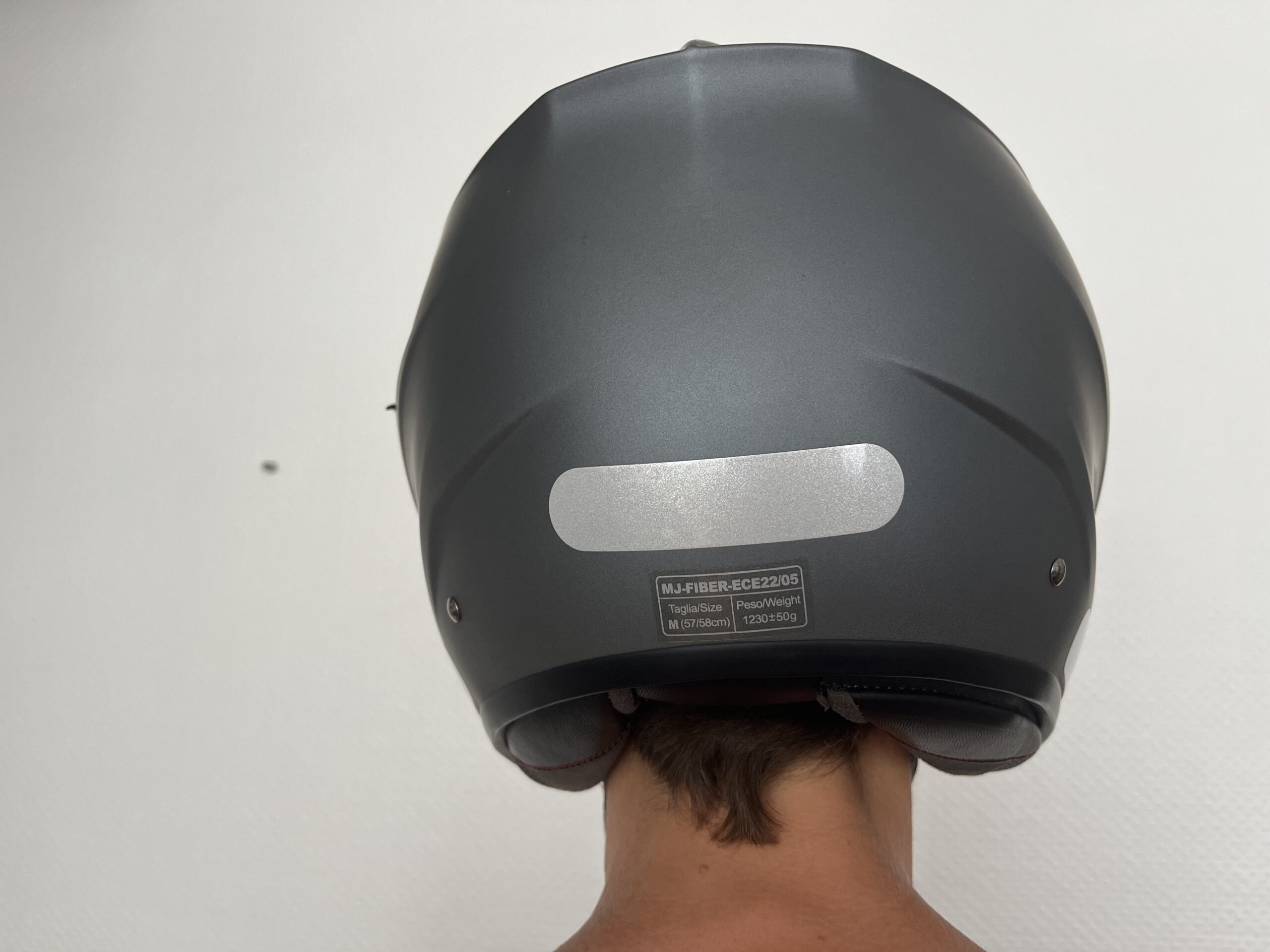 Casque moto M-Jet Fiber Gris - Marko Helmets – Image 5