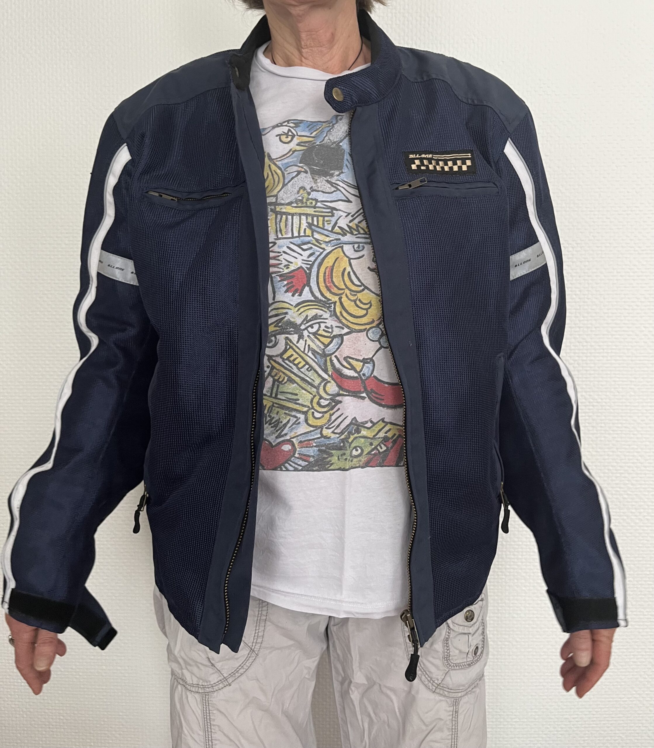 Blouson moto été - homme (XL)